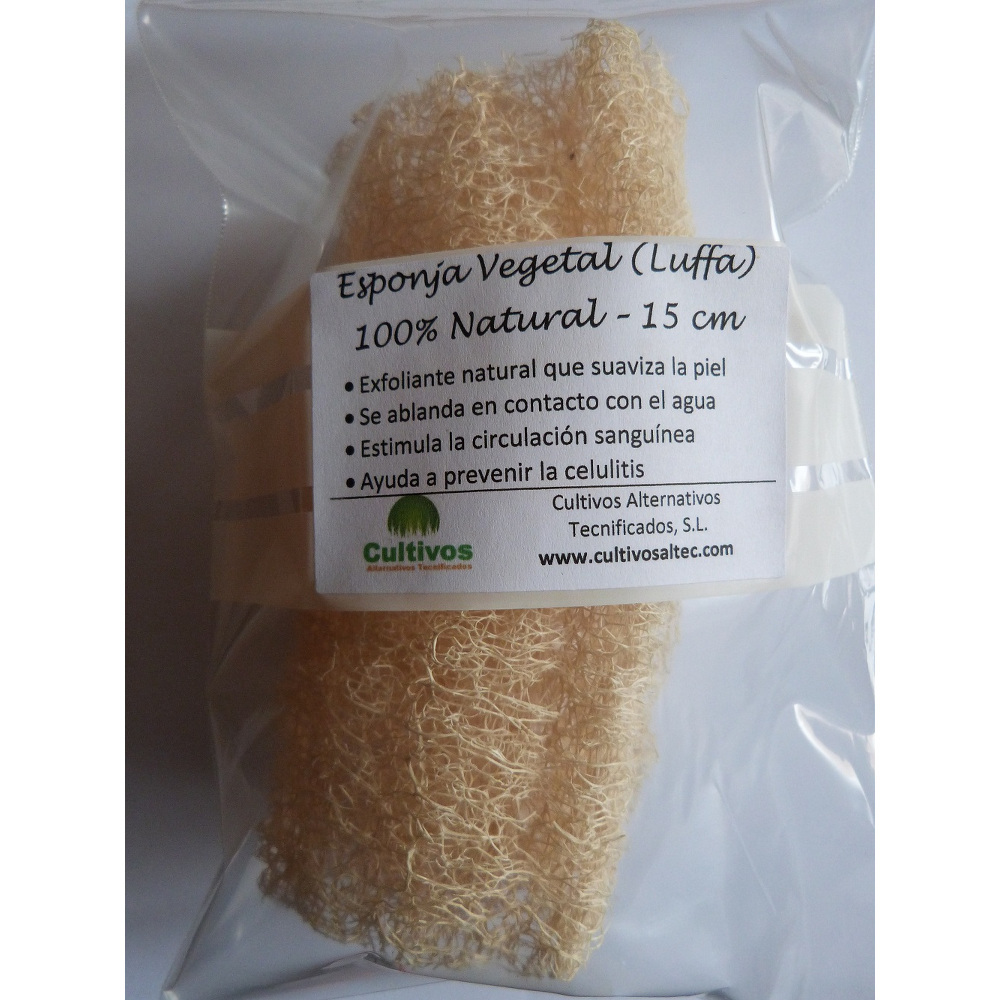 Esponja vegetal Luffa grande (descatalogado) de Cultivos Alternativos  Tecnif. en Idun Nature - Tienda Online de Cosmética Natural