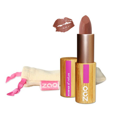 ZAO REFILL Matt Lippenstift 467 Nude Milchschokolade – Bio-Naturkosmetik, Nachfüllbar, Aus Bambus
