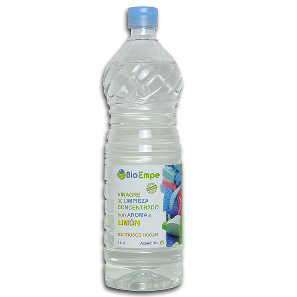 Vinagre de limpieza concentrado con aroma a limón (1 litro) de BioEmpe en  Idun Nature - Tienda Online de Cosmética Natural