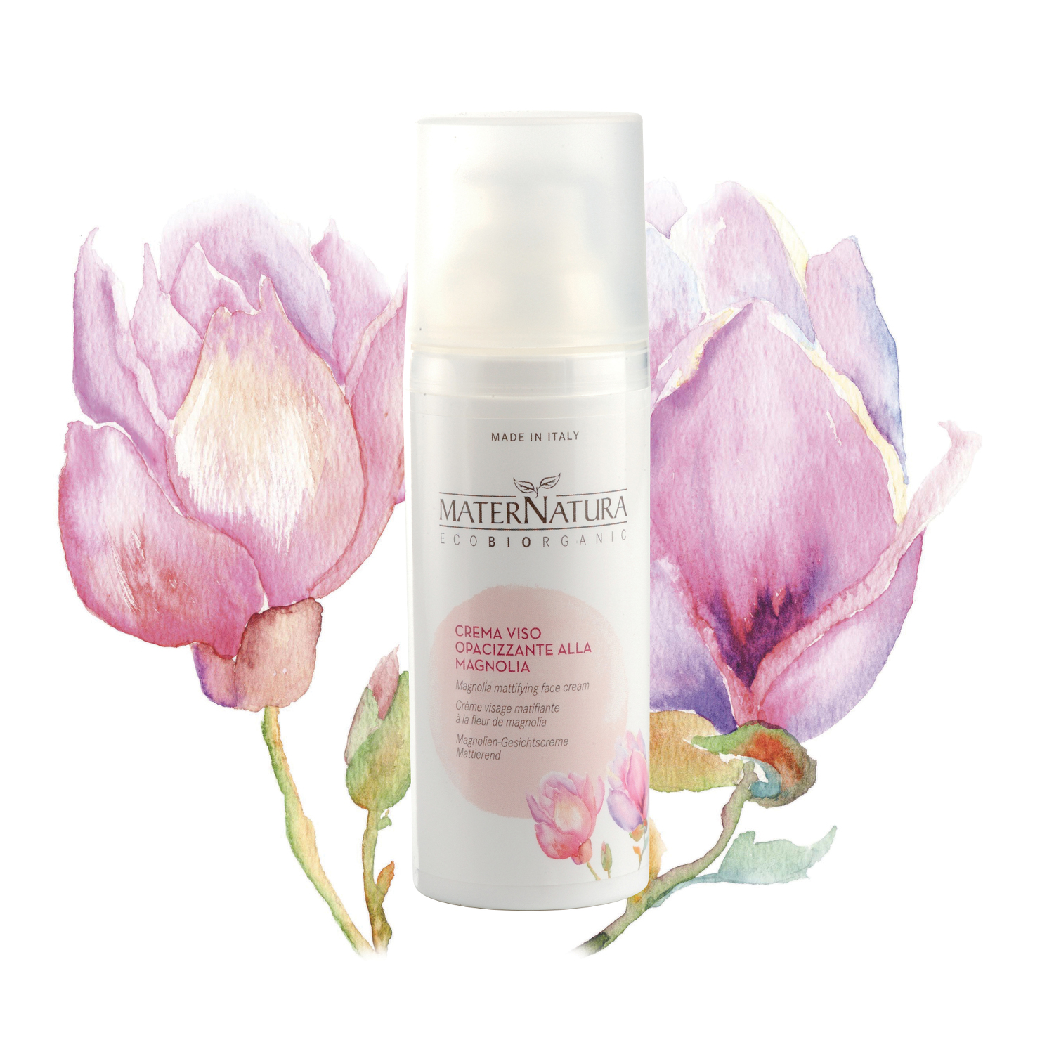 Crema facial matificante de Magnolia (descatalogado) de MaterNatura en