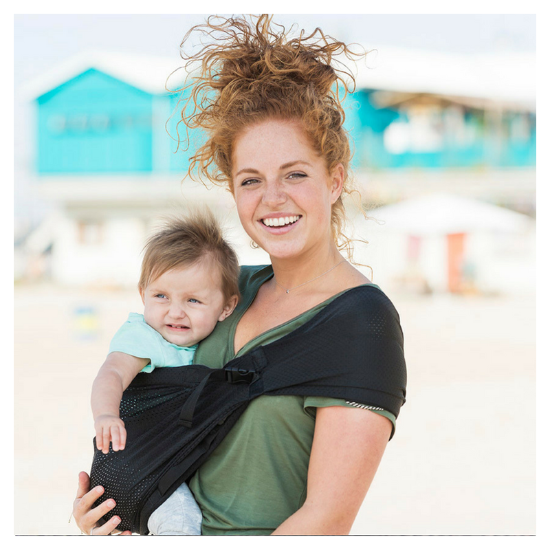 Bandolera portabebés negra (descatalogado)