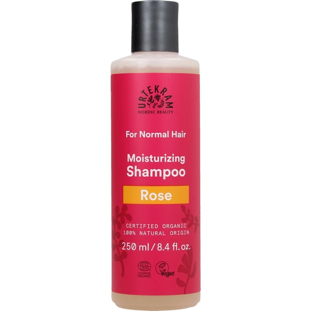Produto Rosa Normal Champú hidratante de Rosa para cabello normal (250ml.) de Urtekram en ...